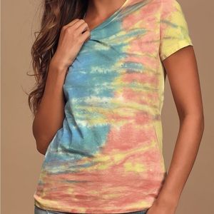Lulu’s Prince Peter Collection Women’s Tie-dyed T-Shirt, Sz XL